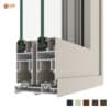 CỬA ĐI 3 CÁNH MỞ LÙA NHÔM XINGFA HỆ CLASS A A115 - Ảnh 2