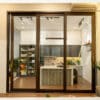 CỬA ĐI 3 CÁNH MỞ LÙA NHÔM XINGFA HỆ CLASS A A115 - Ảnh 3