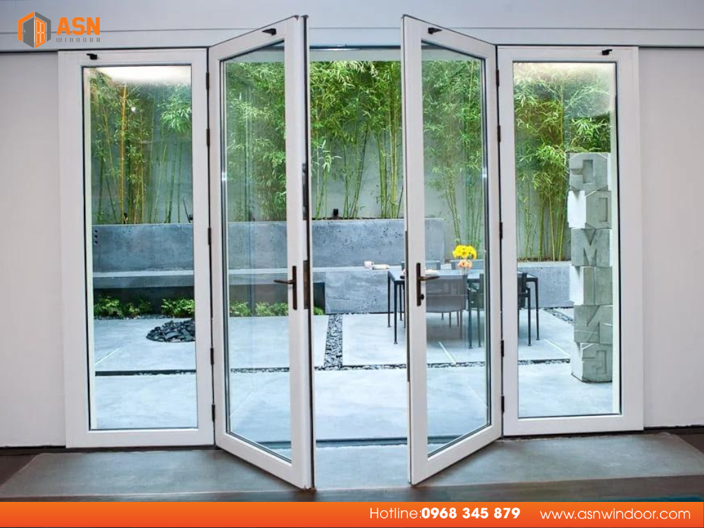 Cửa nhôm Xingfa xếp trượt