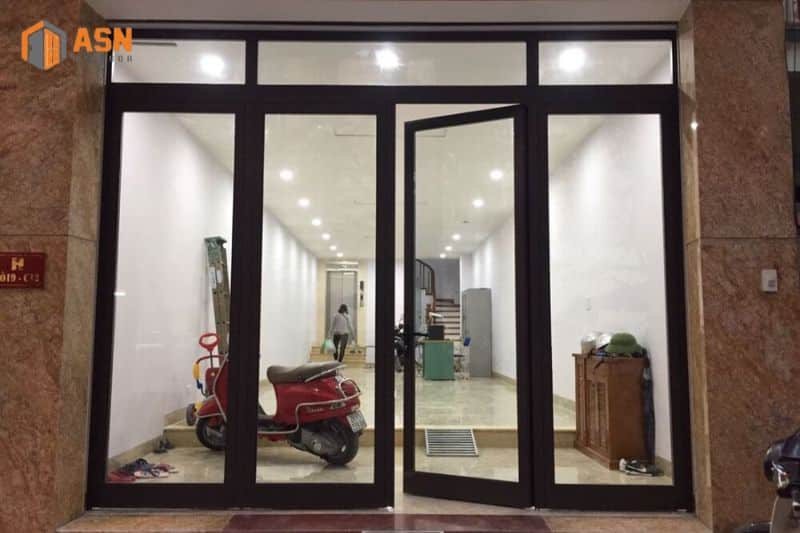 cửa đi lùa 4 cánh xingfa hệ 55