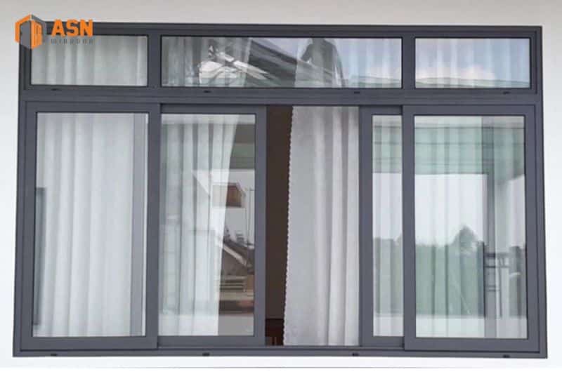 cửa sổ lùa 4 cánh xingfa hệ 55