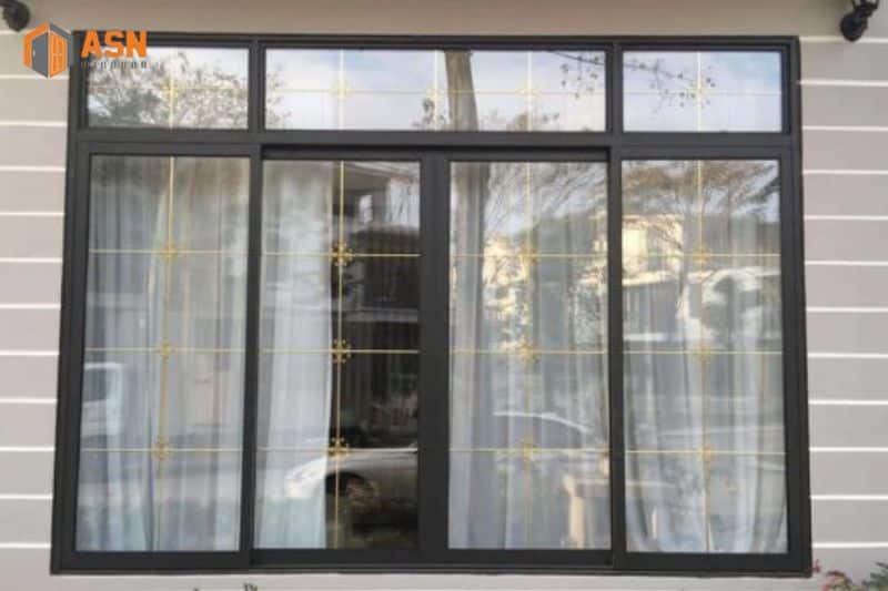 cửa sổ lùa 4 cánh xingfa hệ 55