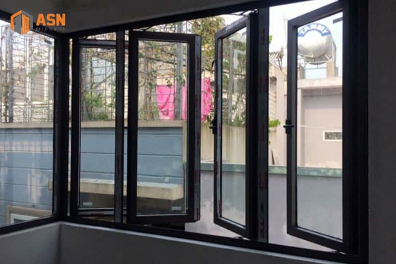 cửa sổ lùa 4 cánh xingfa hệ 55