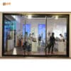 CỬA ĐI 3 CÁNH MỞ LÙA NHÔM XINGFA HỆ CLASS A A115 - Ảnh 5