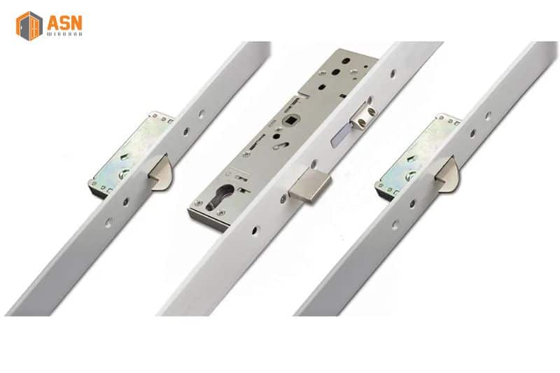Bộ khóa cửa nhôm kính