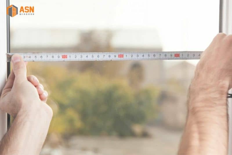 cách tính m2 cửa nhôm kính