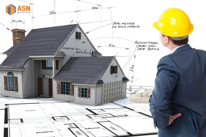 cách tính m2 cửa nhôm kính