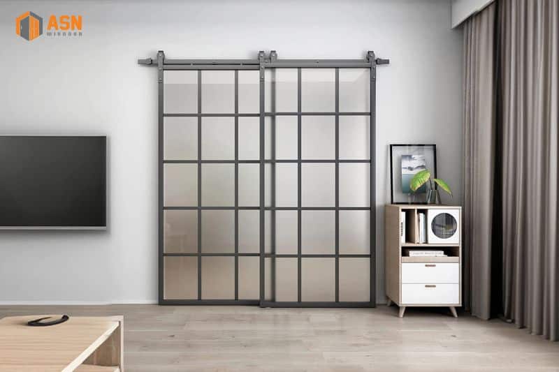 cửa nhôm kính 2 cánh