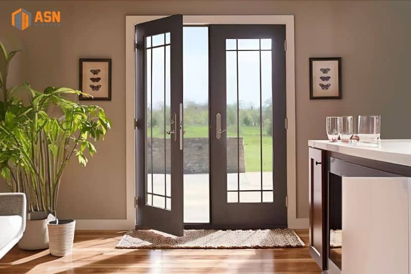 cửa nhôm kính 2 cánh