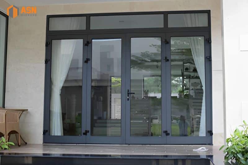 cửa nhôm kính 4 cánh