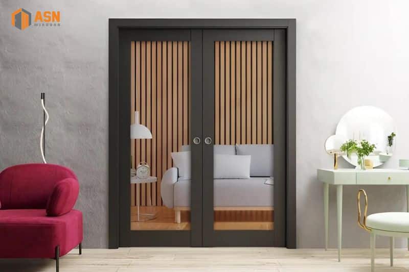 cửa nhôm kính cường lực