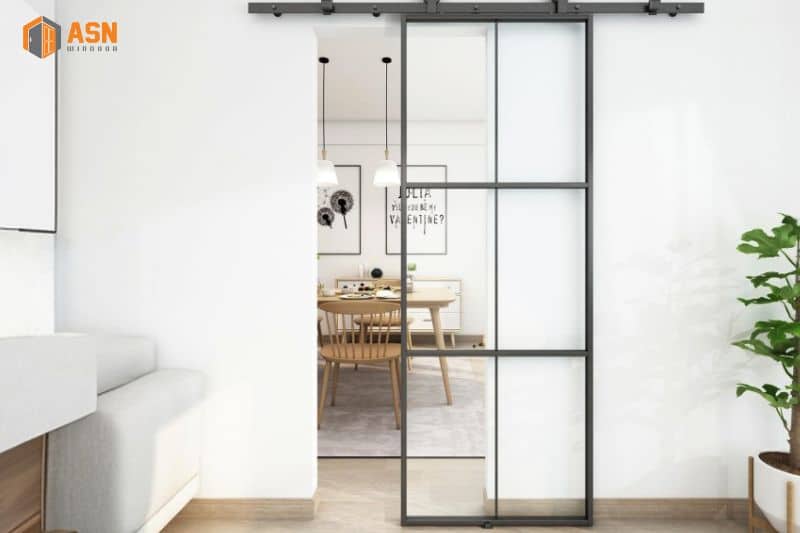 cửa nhôm kính cường lực
