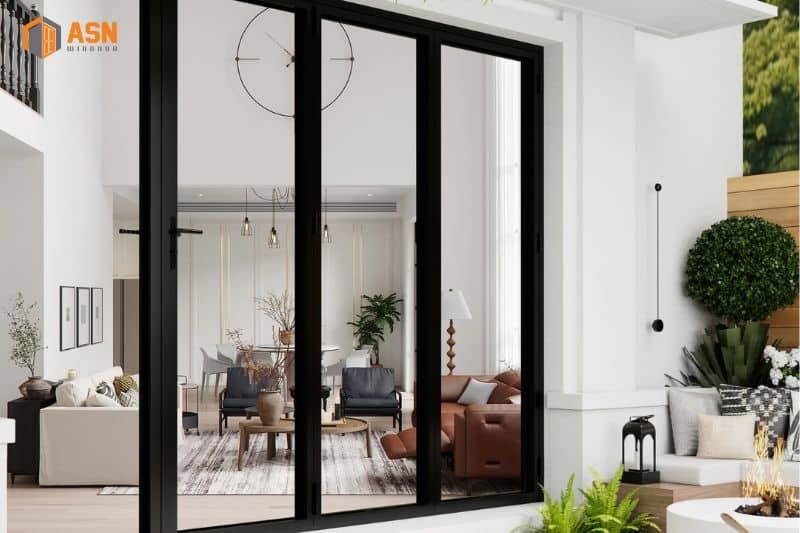 cửa nhôm kính cường lực