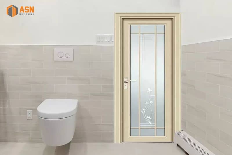 cửa nhôm kính nhà tắm