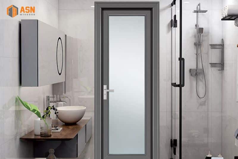 cửa nhôm kính nhà tắm