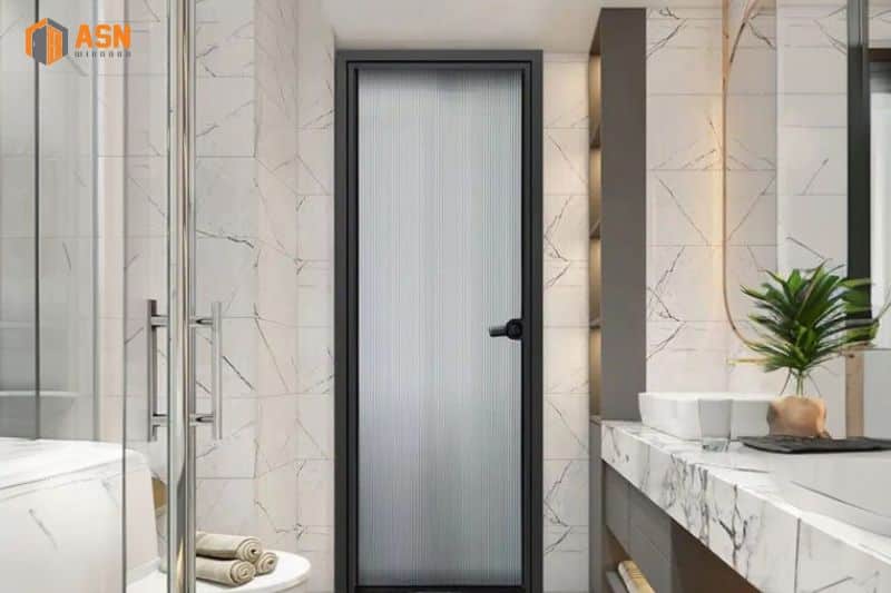 cửa nhôm kính nhà vệ sinh