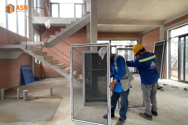 giá cửa nhôm kính