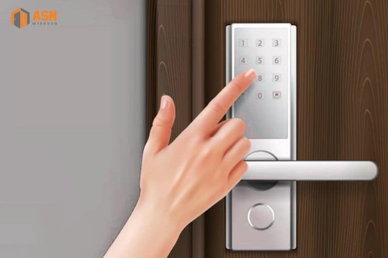 khóa cửa nhôm kính