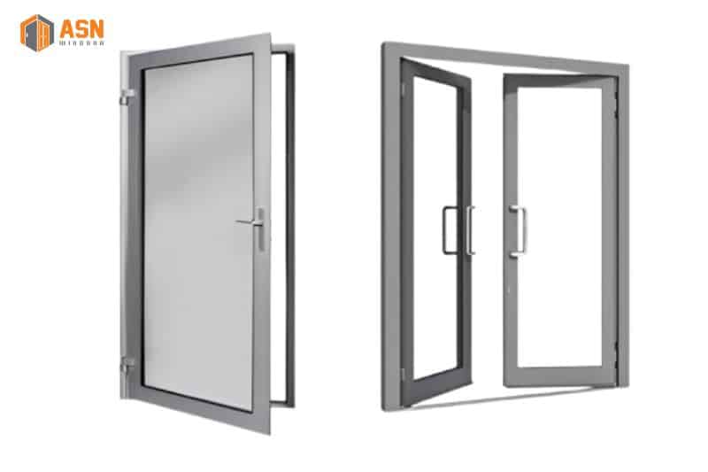 mẫu cửa nhôm kính