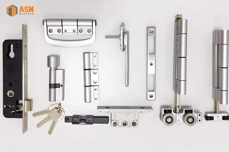 phụ kiện cửa nhôm kính