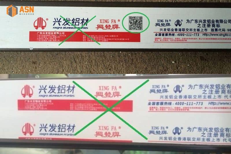 cửa nhôm kính xingfa