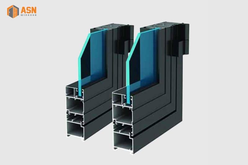Cửa nhôm hệ 55 bao nhiêu tiền 1m2