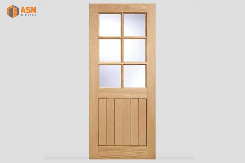 Cửa nhôm hệ 55 vân gỗ