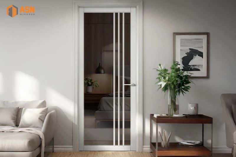 cửa nhôm Xingfa 1 cánh phòng ngủ