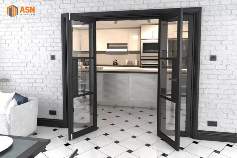 Cửa nhôm Xingfa 4 cánh hệ 55
