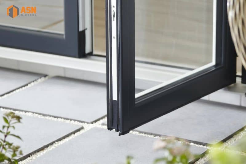 Mẫu cửa nhôm 2 cánh hệ 55