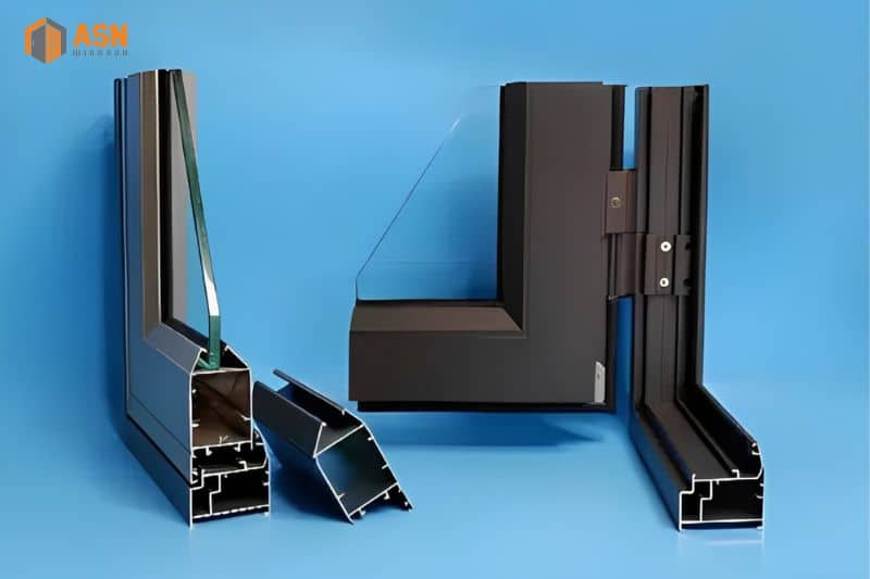 Nhôm hệ 55 vát cạnh