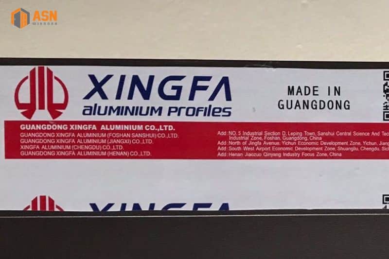 Nhôm Xingfa Quảng Đông
