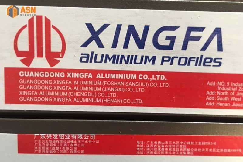 Nhôm Xingfa Quảng Đông