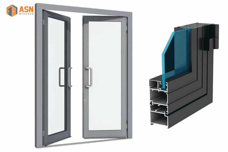 Cửa nhôm Xingfa 2 cánh