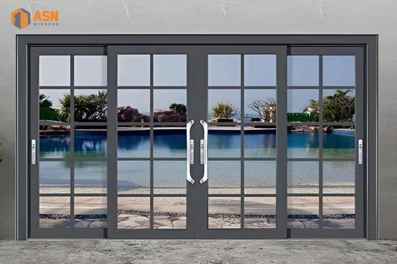Cửa nhôm Xingfa 4 cánh