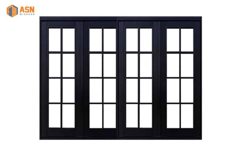 Cửa nhôm Xingfa chia ô