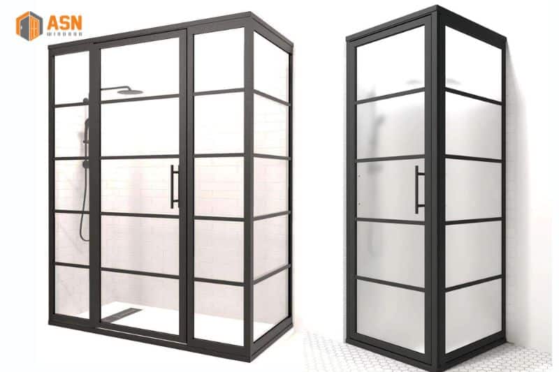 Cửa nhôm Xingfa chia ô