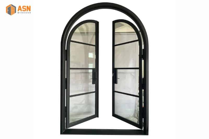 Cửa nhôm Xingfa uốn vòm