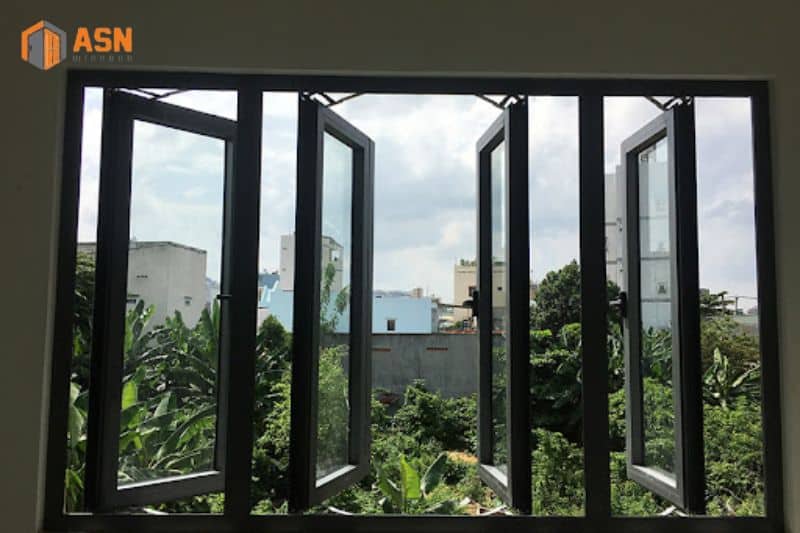 Cửa sổ mở lùa Xingfa hệ 55 Anodized - ED