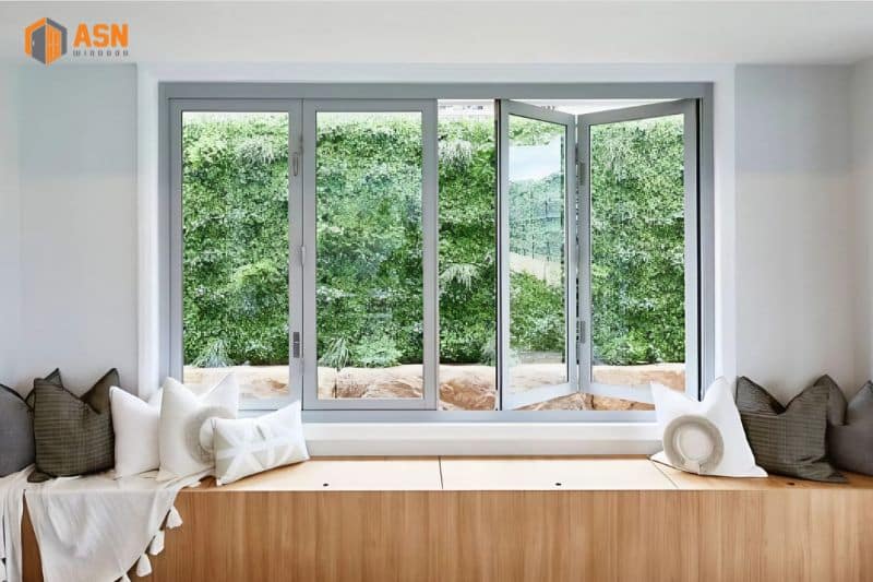 cửa sổ nhôm Xingfa 4 cánh
