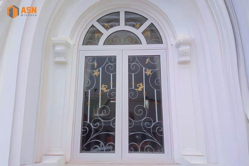 khung bảo vệ cửa sổ nhôm Xingfa