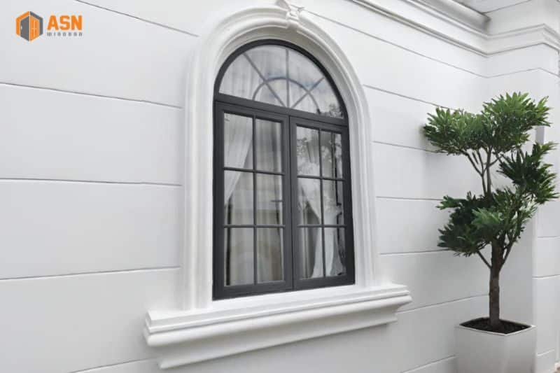 khung bảo vệ cửa sổ nhôm Xingfa
