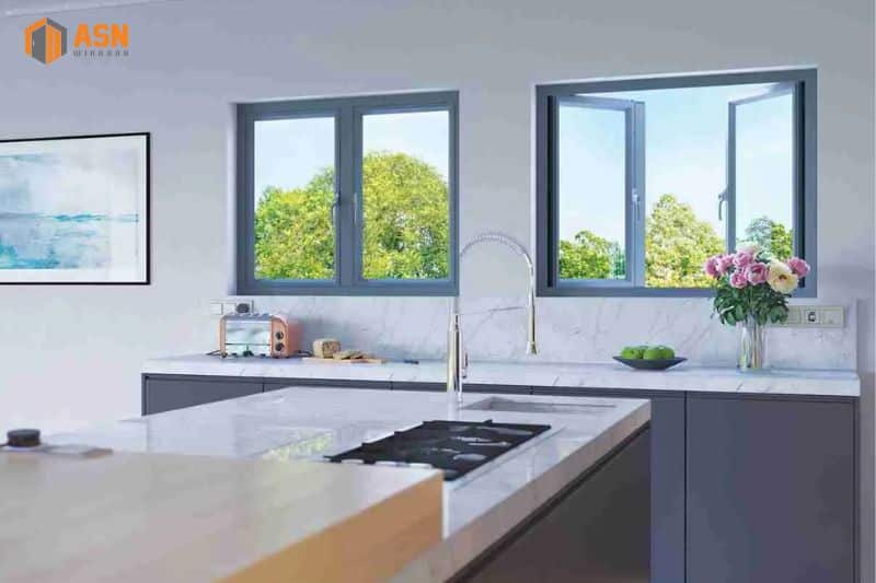 Kích thước cửa sổ 2 cánh Xingfa