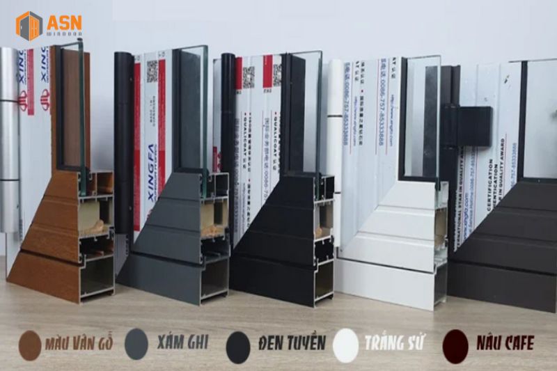 Bảng Màu Nhôm Xingfa Nhập Khẩu