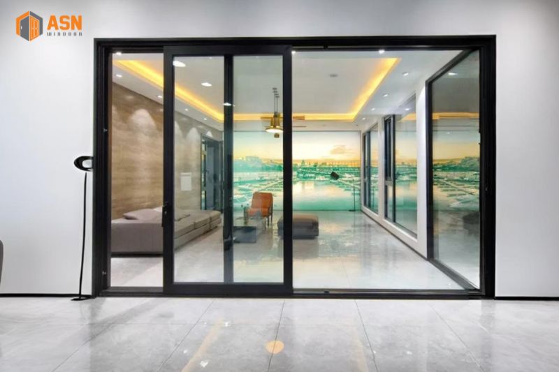 Cửa Lùa Nhôm Xingfa Hệ 93