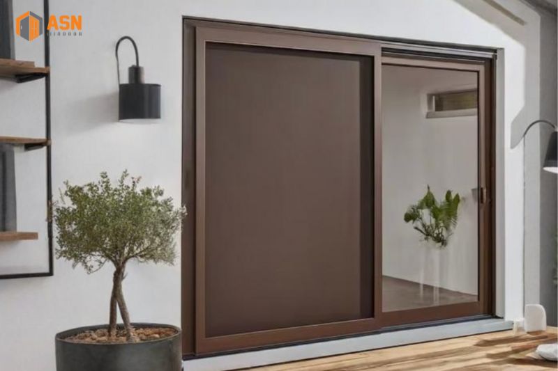 Cửa Nhôm Xingfa Màu Nâu Cà Phê