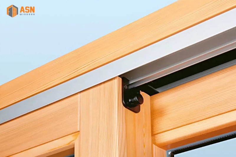 Cửa Nhôm Giả Gỗ 1 Cánh