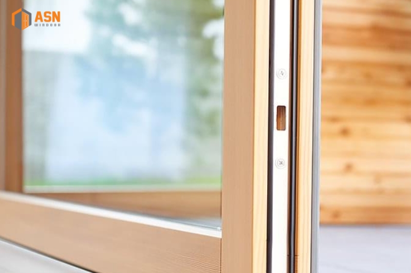 Cửa Nhôm Giả Gỗ 1 Cánh