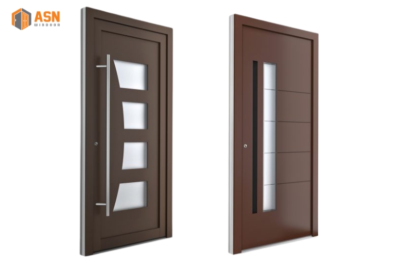 Cửa Nhôm Giả Gỗ 1 Cánh