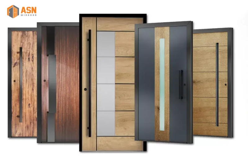 Cửa Nhôm Giả Gỗ 1 Cánh